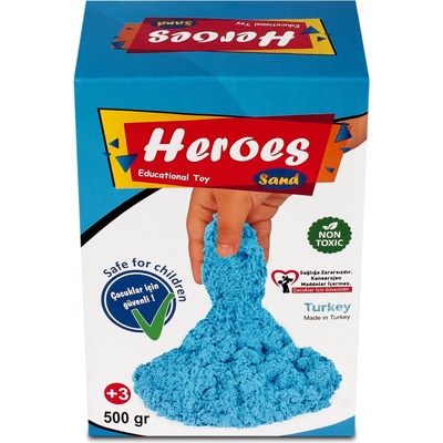 Heroes Пясък за игра Heroes - Син цвят, 500 g (KUM-001)
