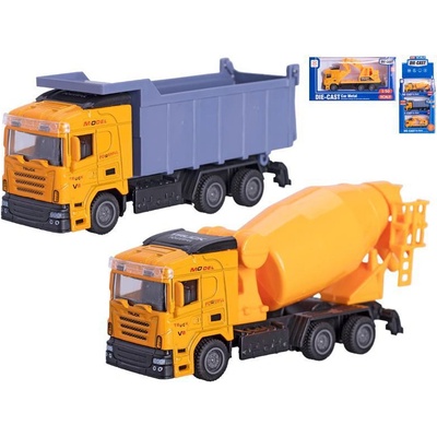 Mikro Trading Vozidlo stavební 13 cm kov zpětný chod 1:50