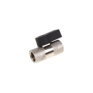 Alphacool Сферичен кран Alphacool Eiszapfen, Двупосочен, G1/4, Сребрист (1011900) - mypc