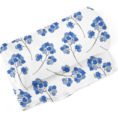 Sablio Deka Modré kvítí 190x140