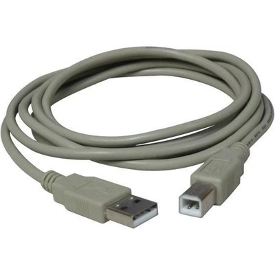 Logo 24120 USB 2.0, USB A M-USB B M, 5m, šedý