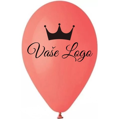 Svet balonku Balónik s logom Korálový 26 cm