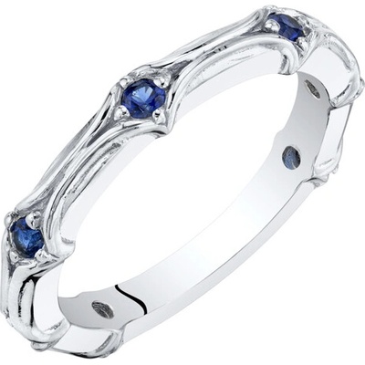 Eppi Stříbrný eternity prsten se safíry Eileen R37727
