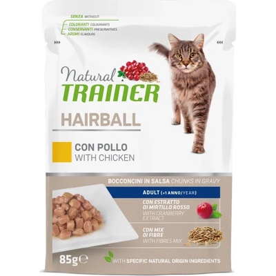 Natural Trainer Cat Adult Hairball kura 85 g