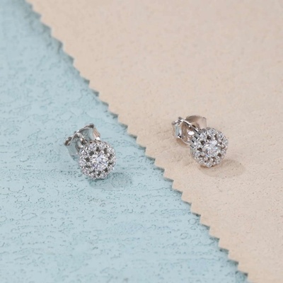 Jan Kos jewellery stříbrné náušnice MHT-2364/SW00
