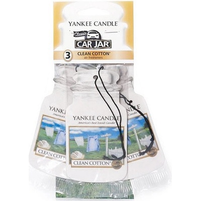 Yankee Candle Clean Cotton papierová visačka 3ks