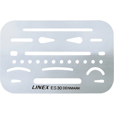 Linex Šablona LINEX ES30 ocelová.