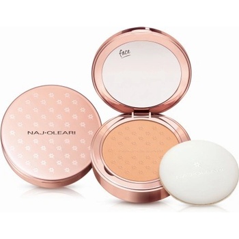 Naj-Oleari Skin Caress Pressed Powder zmatňující kompaktní pudr 02 peach pink 9,5 ml