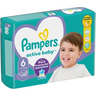 Памперси Pampers Active Baby 6 (13-18 кг. ) - 48 броя