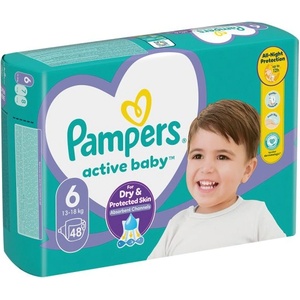 Pampers Памперси Pampers Active Baby 6 (13-18 кг. ) - 48 броя