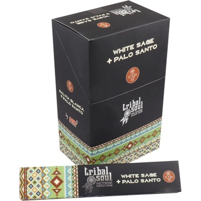 Indie Vonné tyčinky Tribal Bílá Šalvěj a Palo Santo 15 g