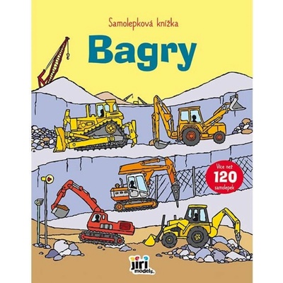 JIRI MODELS Knížka samolepková Bagry a nakladače