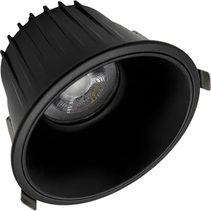 ELMARK EL-DL6819 LED луна 12W 230V 4000K димируема черна IP65 (92DL68191240D/BL)