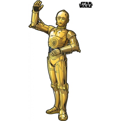 Komar Samolepicí vliesová fototapeta Star Wars XXL C-3PO rozměry 127 x 200 cm
