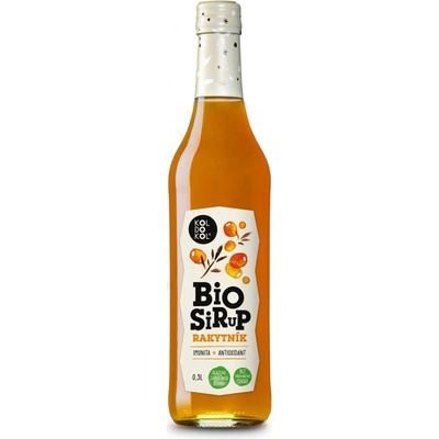 Koldokol sirup Rakytník BIO BEZ PŘIDANÉHO CUKRU 0,5 l