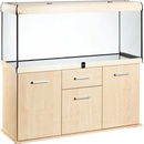 Diversa Solid LED akvarijní set rovný wenge 375 l