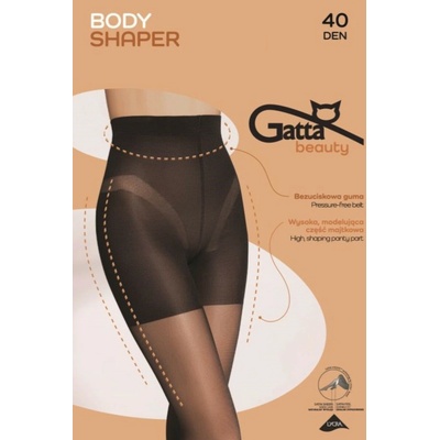 BODY SHAPER Dámské korekční punčochové kalhoty 40 DEN zlatý