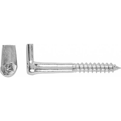 Hák s křížovou drážkou, průměr 5,2 mm x 40 mm, 8 ks