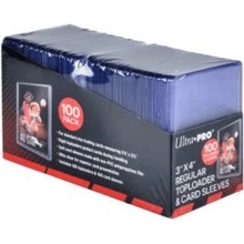 Ultra Pro Toploader 3x4 Regular Toploaders and Card Sleeves 100 ks