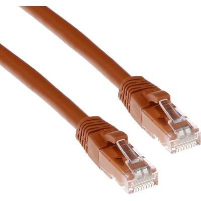 ACT cat6 u-utp пач кабел 0, 5 м, кафяв (is1600)
