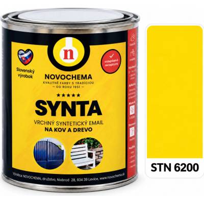 Synta S2013 syntetický vrchný email 0,75 kg STN 6200