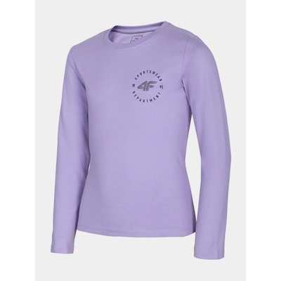 4F HJL22-JTSDL001 detské tričko Light Violet