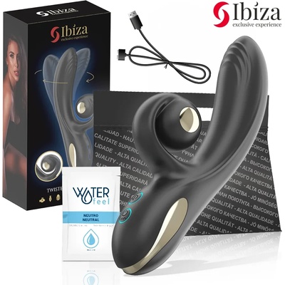 Вибратор с перла и специален въртящ ефект, 18, 4см - Ibiza Twister (D-242820)