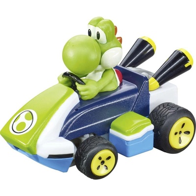 Carrera 2.4GHz Mario Kart Mini RC Yoshi Paperbox RC model auta vr. akumulátorov a kábla na na 1:50