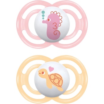 MAM Perfect 6m+ биберон Pink/ Orange 2 бр
