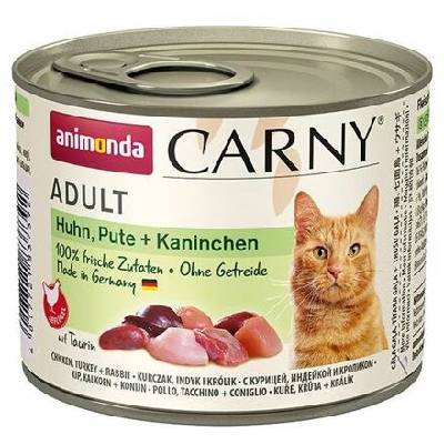 ANIMONDA konzerva CARNY Adult - kura, morka+králik 200g
