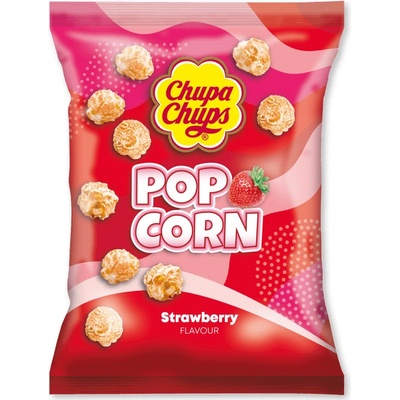 Chupa Chups Jahoda popcorn 90 g