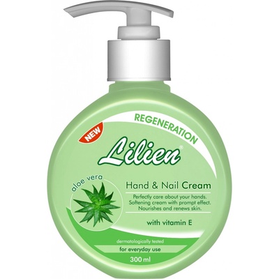 Lilien výživný krém na ruce s Aloe Vera a vitamínem E 300 ml