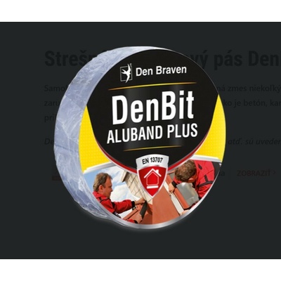 DEN BRAVEN Strešný bitúmenový pás 75 mm x 10 m