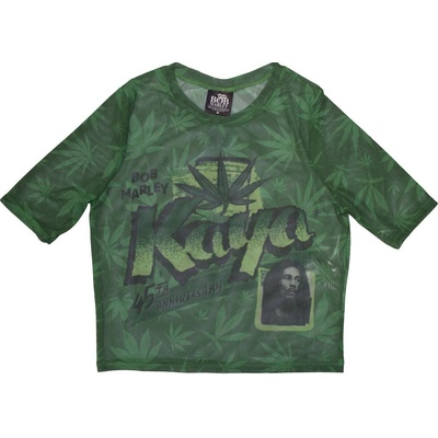 Bob Marley Kaya (Mesh) Green S Дамски Риза (BMAMCT85LGR01)