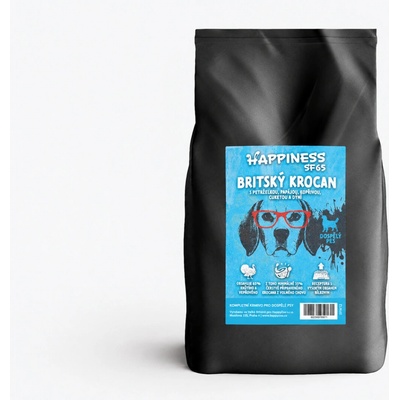 Happiness Superfood65 Adult britský krocan s petrželkou papájou kopřivou cuketou a dýní 6 kg