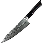 HARAHU Дамаски кухненски нож YO-37406 - Kiritsuke Chef / Червена / Синя KP37406