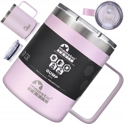 Majestic Sport termohrnek s držákem 400 ml pink