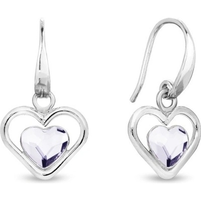 Spark čiré se Swarovski Elements Sweetheart KWM28086C Krystal