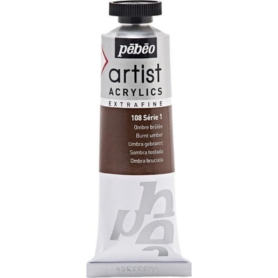Pébéo Artist АКРИЛНА боя Burnt Umber 37 ml 1 бр (906-108)