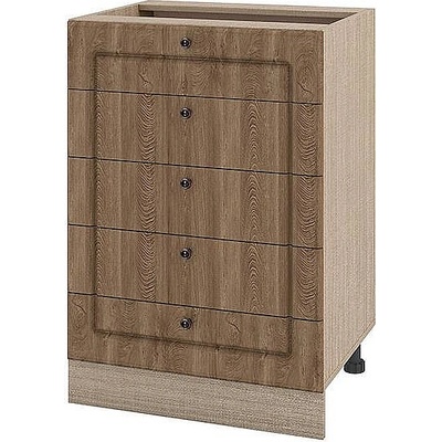 ИРИМ Долен кухненски шкаф Сити МФ-Дъб натурал-06-29 60 см