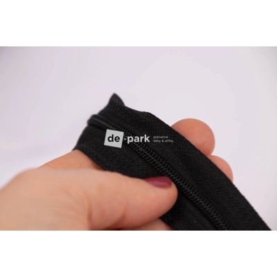 de-park Zip - velikost 3 - nekonečný - spirálový - černá - 999 – Sleviste.cz