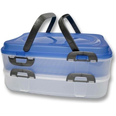 Můjrendlík Plastový piknik box 2 patra 40x30x18cm