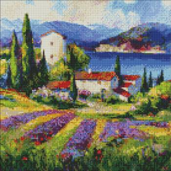 Ideyka Диамантен гоблен Ideyka - Град край морето, 40 х 40 cm (AM7554)
