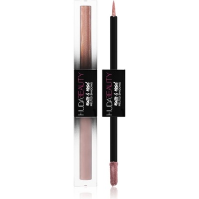 Huda Beauty Matte & Metal Melted течни очни сенки цвят Request Line and Slow Jams 2x2ml