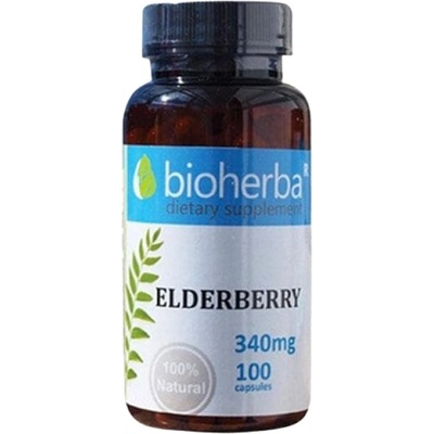 Bioherba Elderberry 340 mg [100 капсули]
