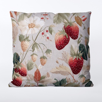 Takoy nepremokavý polyester jahodová lúka-HT-00313 45 x 45 cm