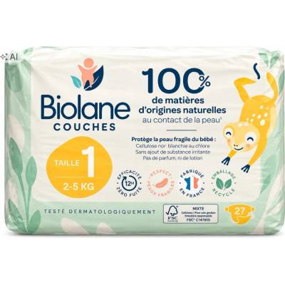 Biolane Jednorazové 1 2-5 kg 27 ks