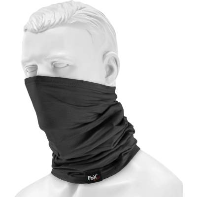 Fox outdoor Šátek multifunkční merino Lite černý