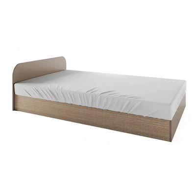 Bogdan Furniture I Легло Mod 2011 за матрак 120/190, Мока/Лате