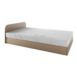 Bogdan Furniture I Легло Mod 2011 за матрак 120/190, Мока/Лате